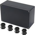 Project Box ABS Black Electrical Boxes IP65 Outdoor Waterproof Box Electronic by Raculety