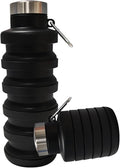 Collapsible Water Bottles, 16oz Capacity Portable Reusable Silicone Water Bottle by Unknown