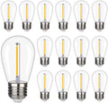 Shatterproof LED String Lights, Waterproof, Warm White 2200K, E26 Base by CLSETAIC