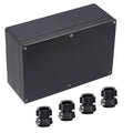 Junction Box IP65 Waterproof ABS Plastic Electrical Project Case Power Junction by Otdorpatio