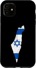 Israel National Flag Distressed Map Case by Unknown