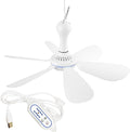Portable Ceiling Fan USB Powered Canopy Fan by SCOOYEEES