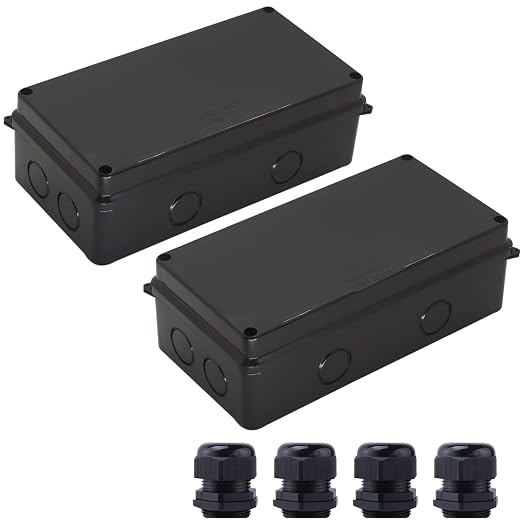Electrical Box, Outdoor Waterproof Box IP65 Junction Box by LuSumtly