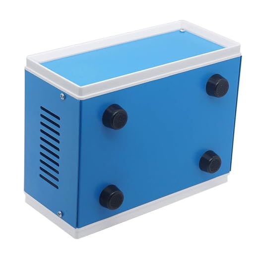 Zulkit Electronic Enclosures Blue Metal Enclosure Project Case DIY Box Junction - Image 5