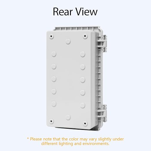 LeMotech Electrical Box, IP67 Waterproof Hinged Clear Cover Stainless Steel - Image 6
