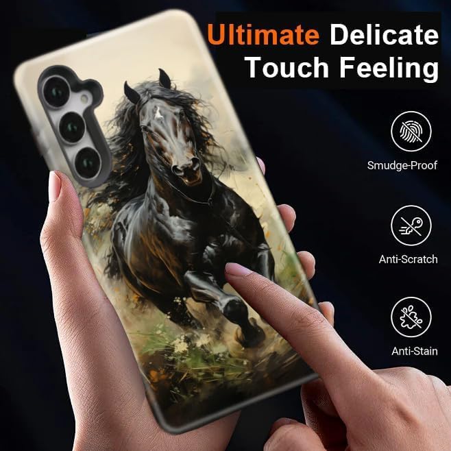Compatible for Samsung Galaxy S25 5G Case, Dual Layer Heavy Duty 2 in 1 - Image 7