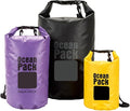Waterproof Dry Bag Set of 3 – Roll Top Waterproof Bags 2L 5L 10L – 500D PVC by Unknown