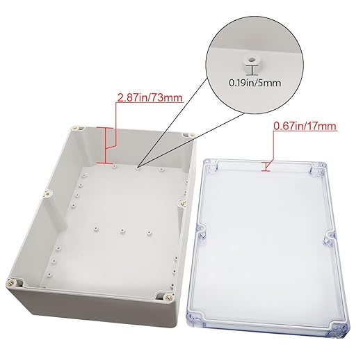 LeMotech ABS Plastic Junction Box Dustproof Waterproof IP65 Electrical - Image 4