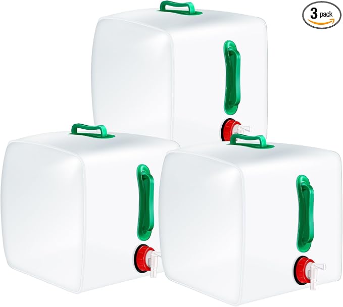 Reallnaive 3 Pcs Collapsible Water Container by Unknown