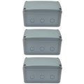 Nineleaf Waterproof Electrical Box, 3PK Outdoor Junction Boxes, IP66 External by NineLeaf