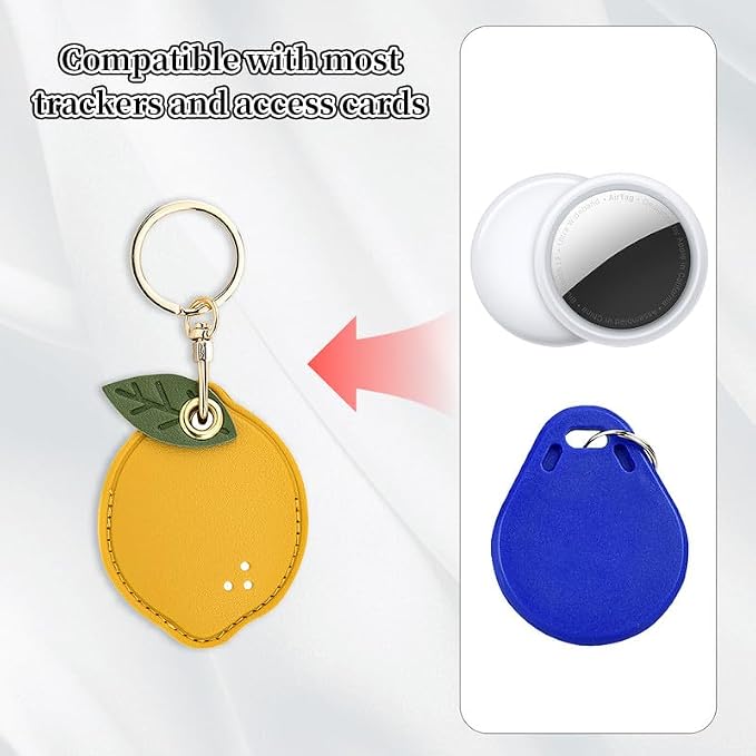 Leather Keychain Case Holder Compatible - Image 4