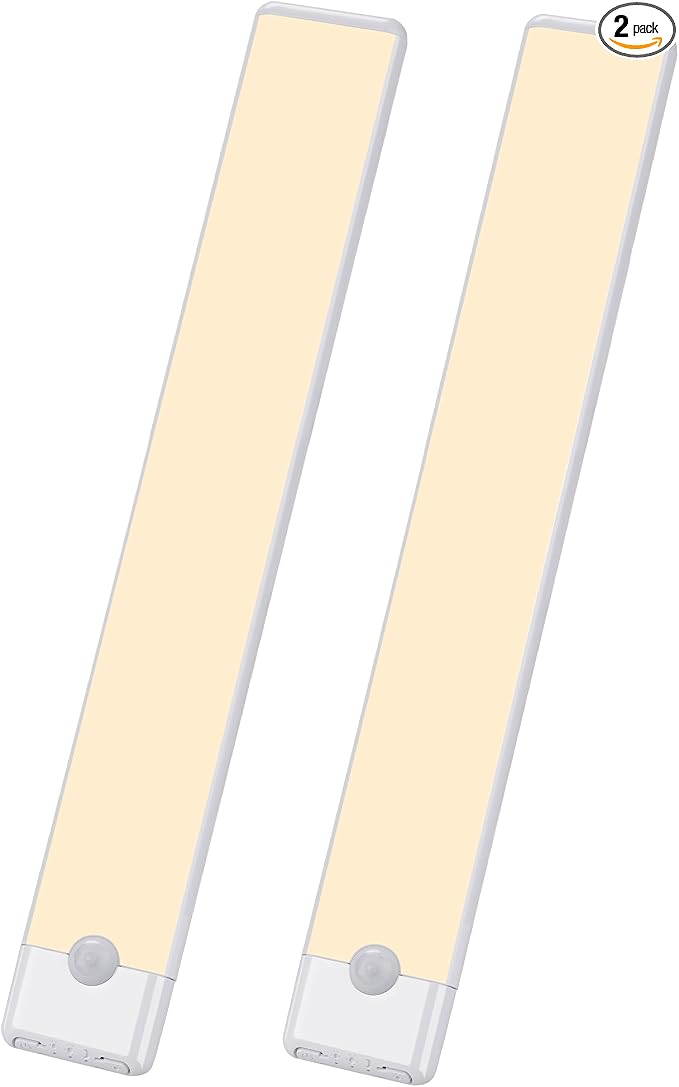 51-LED Motion Sensor Under Cabinet Lights, Magnetic Rechargeable Under Counter by YLXS