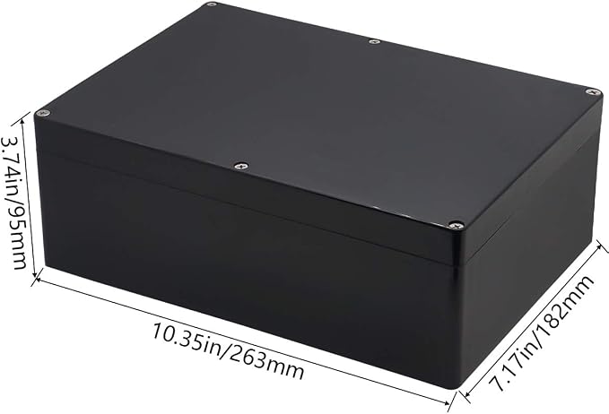 Project Box ABS Black Electrical Boxes IP65 Outdoor Waterproof Box Electronic - Image 3