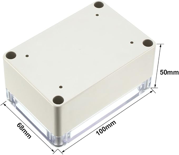 uxcell 100x68x50mm Electronic Waterproof IP65 Sealed ABS Plastic DIY Junction - Image 3