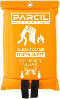 Parcil Safety SB-100 Silicone Coated Emergency Fire Blanket Emergency Kit Fire by ParcilDistribution
