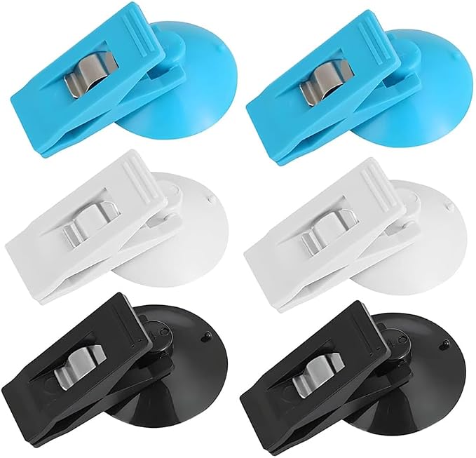 Multi Purpose Suction Cup Clips, Car Sunshade Cloth Fixing Clip, Refrigerator by TOGRAND