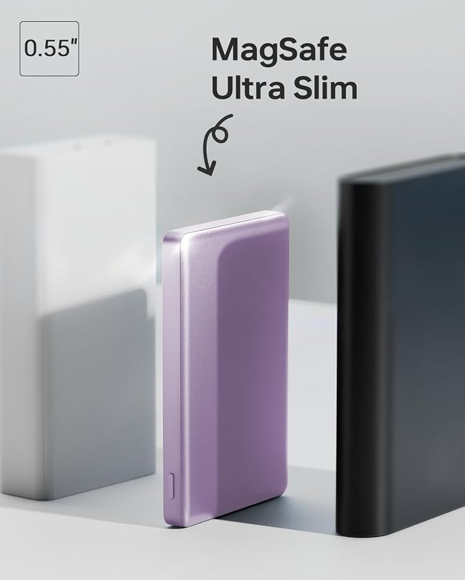 ULiXWH 10, 000mAh for MagSafe Power Bank Ultra Slim, Magnetic Wireless Charger - Image 3