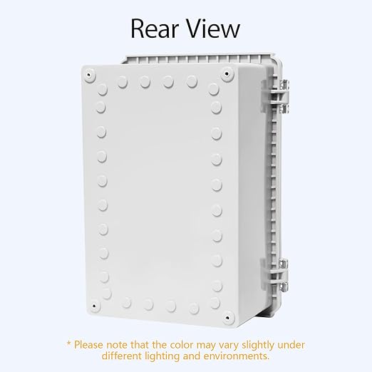 LeMotech Electrical Box, IP67 Waterproof Hinged Clear Cover Stainless Steel - Image 6