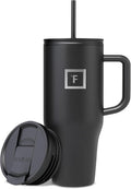 IRON °FLASK Co-Pilot Insulated Mug w/Straw & Flip Cap Lids by IronFlask