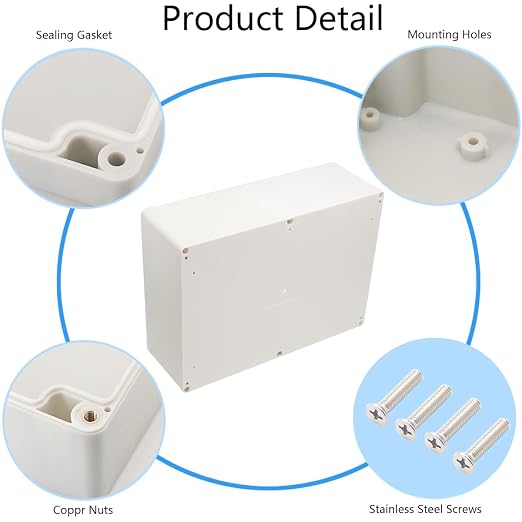 Project Box IP65 Waterproof Junction Box ABS Plastic Electrical Boxes DIY - Image 5