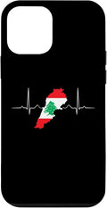 Lebanon Heart Lebanese Heartbeat Vintage Lebanon Map Case by Unknown
