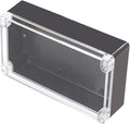 Project Box IP65 Waterproof Junction Box ABS Plastic Black Electrical Boxes DIY by Otdorpatio