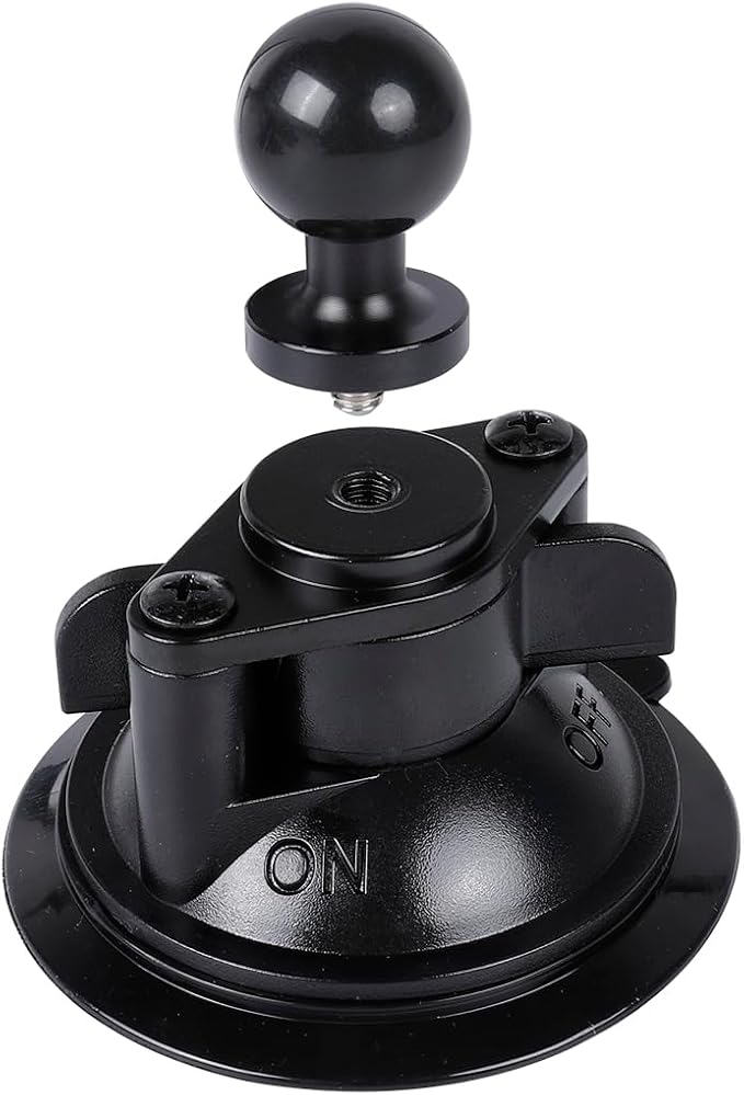 Suction Cup Base Mount with 25mm/1" Ball, Compatible with RAM Mounts and Other - Image 6