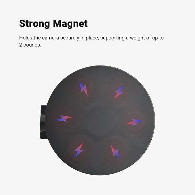 Holicfun Indoor Outdoor Camera Magnetic Mount, Compatible - Image 3