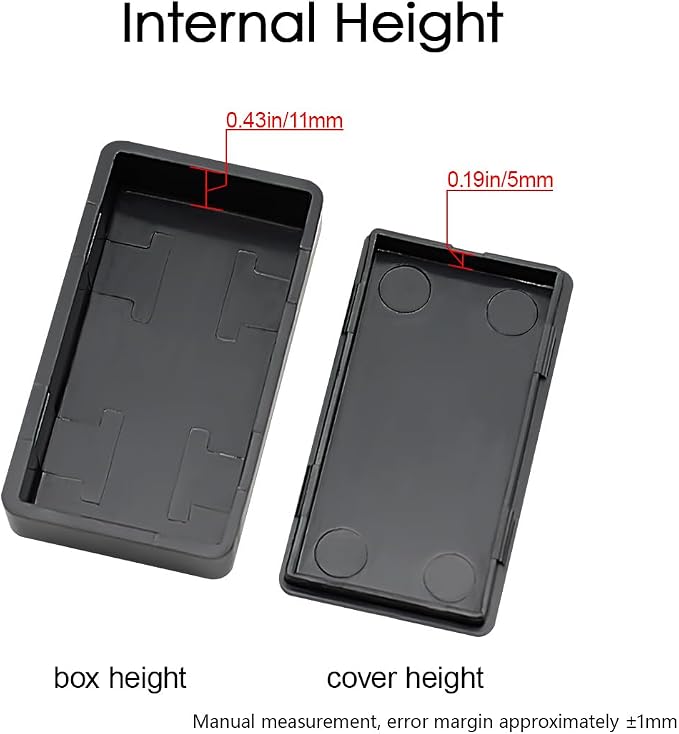LeMotech 5Pcs ABS Plastic Electrical Project Case Power Junction Box, Project - Image 4