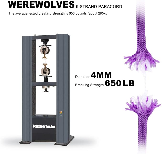 WEREWOLVES 650lb Paracord/Parachute Cord - Image 4