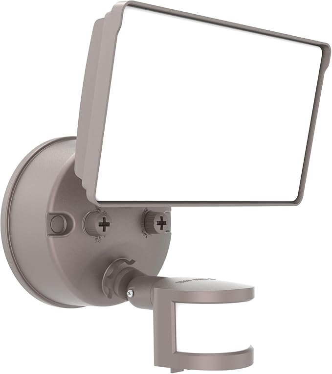 HALO FGS Ultra Bright Outdoor LED Security Floodlight, 120-227V w/CCT & Lumen by HALO