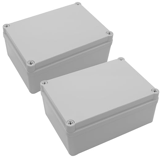 LeMotech Junction Box IP67 Waterproof Dustproof ABS Plastic Project Box by LeMotech