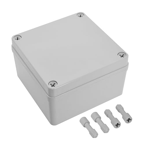 LeMotech Junction Box IP67 Waterproof Dustproof ABS Plastic Project Box by LeMotech