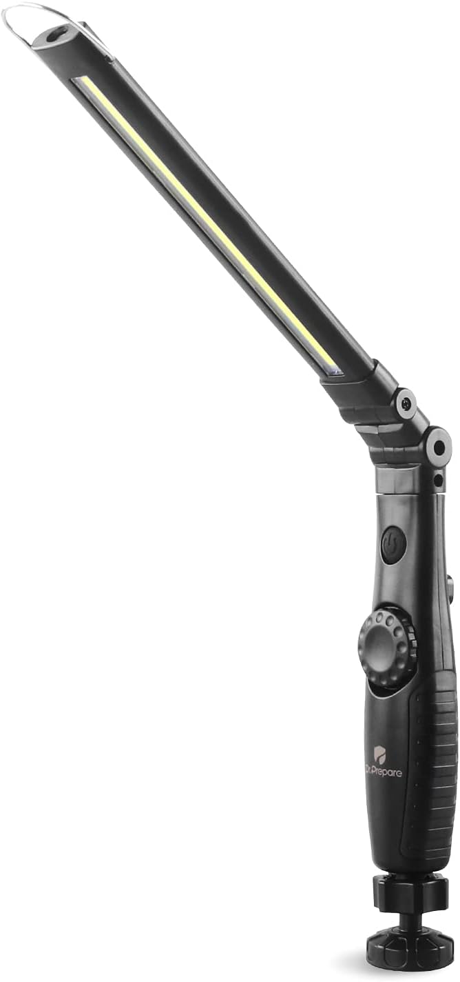 Dr. Prepare LED Work Light, 700 Lumens Foldable Rechargeable Work Light by DRPREPARE