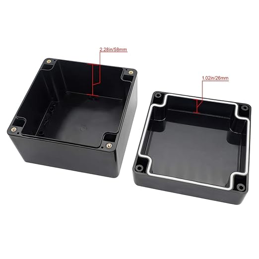 LeMotech Project Box ABS Plastic IP65 Waterproof Dustproof Electrical Junction - Image 3