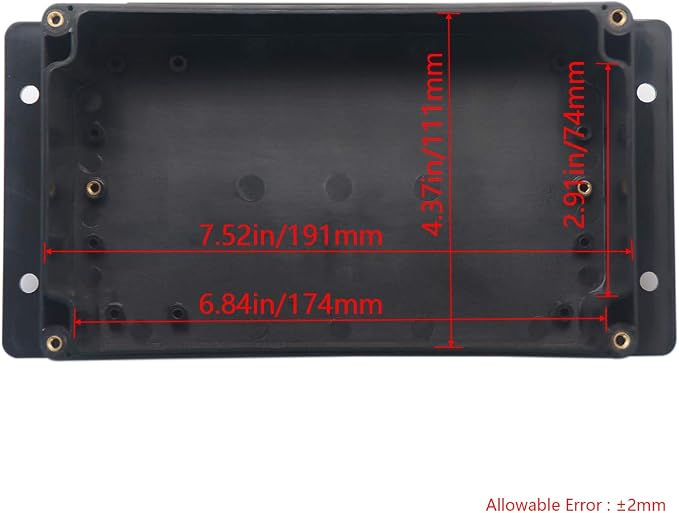Project Box ABS Black Electrical Boxes IP65 Outdoor Waterproof Box Electronic - Image 4