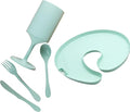 Knork Eco Party Bundle, Appetizer Plate, Party Cup, Party Utensils, 5 Piece Set by Knork