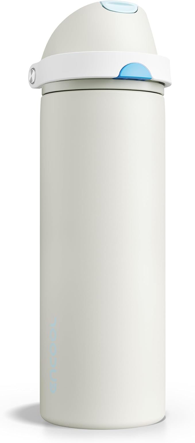 Insulated Water Bottle with Straw by ENCOOL