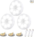 Upgraded Motion Sensor Light, 8 LEDs, 3 Pack Rechargeable, 120 Detection by Electight