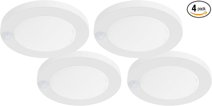 ZAGO LED 6" 120 Volts Closet Light Wired, PIR Motion Sensor Ceiling Disc Light by ZAGOELECTRIC