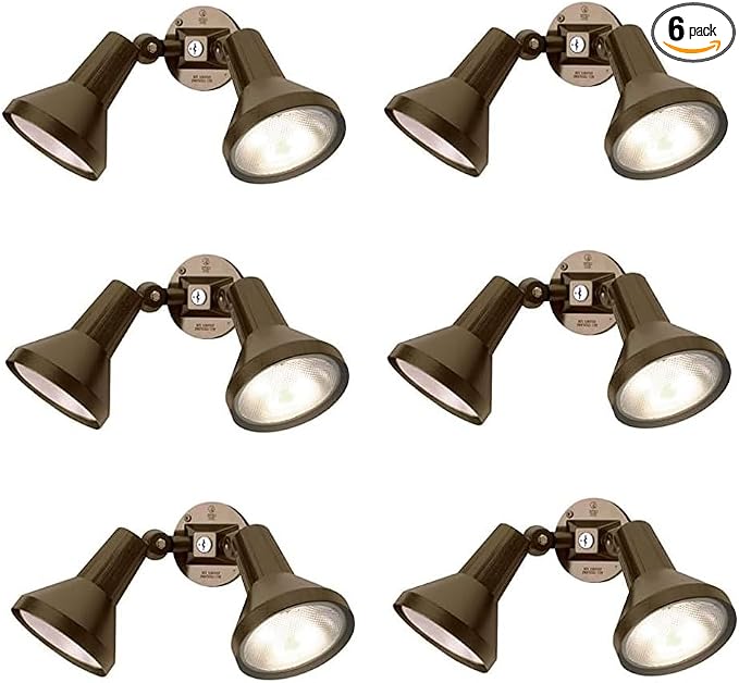 Ciata 15" Outdoor Security Flood Light 2 Head by Ciata