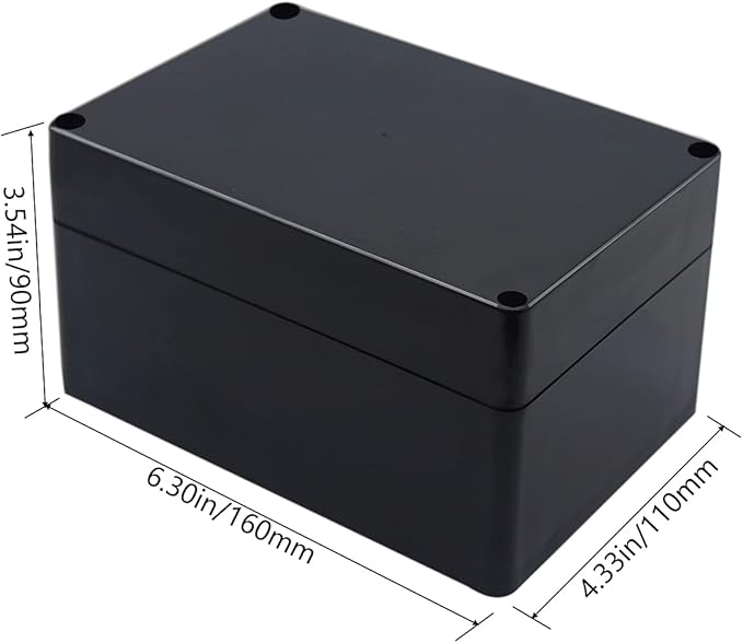 Project Box ABS Black Electrical Boxes IP65 Outdoor Waterproof Box Electronic - Image 3