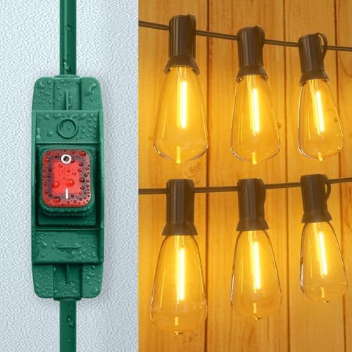 Extension Cord with Switch On/Off Waterproof Switch 6Ft No Plugging and - Image 3