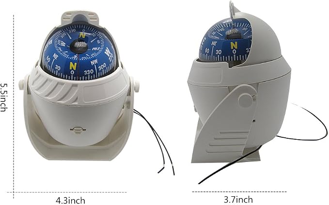 Electronic LED Light Marine Digital Compass Suitable - Image 4