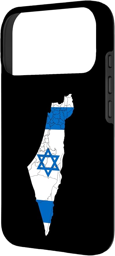 Israel National Flag Distressed Map Case - Image 2