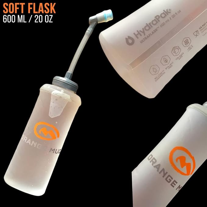 Orange Mud 600ml Soft Flask - Image 5