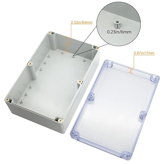 LeMotech ABS Plastic Junction Box Dustproof Waterproof IP65 Electrical - Image 4