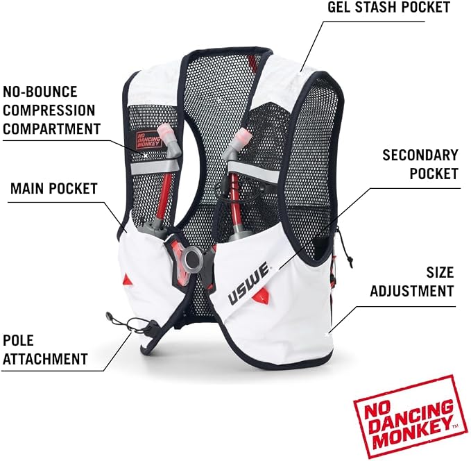 USWE Pace - Running Vest Hydration Pack - Image 3