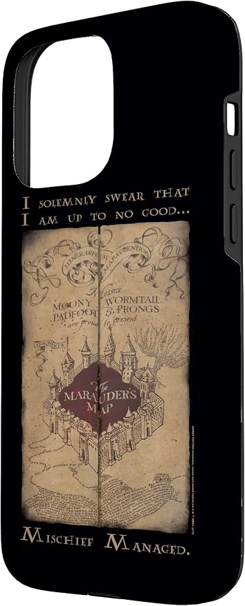 iPhone 15 Pro Max Harry Potter Marauder's Map Words Case - Image 2