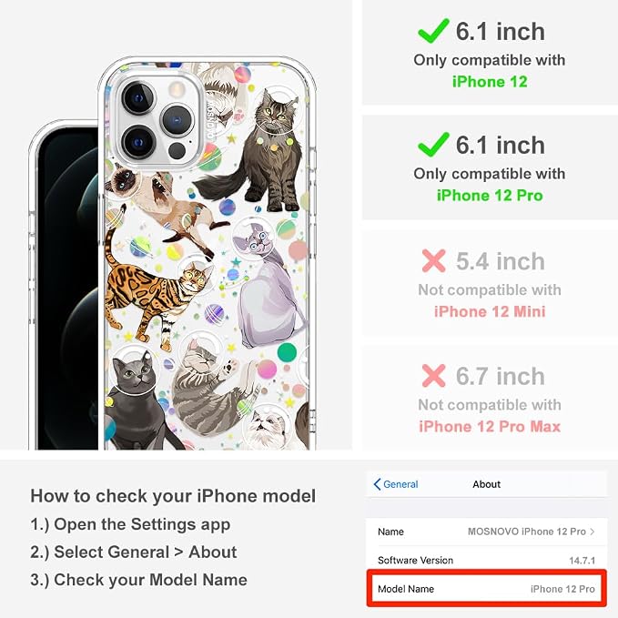 MOSNOVO Case for iPhone 12 & iPhone 12 Pro - Image 2